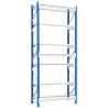 Vue de 3/4 du rayonnage porte bobines - élément de départ