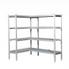 Rayonnage alimentaire aluminium position  angle sans accessoires